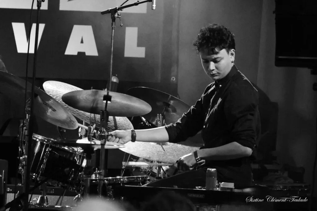 Ewen Grall onstage