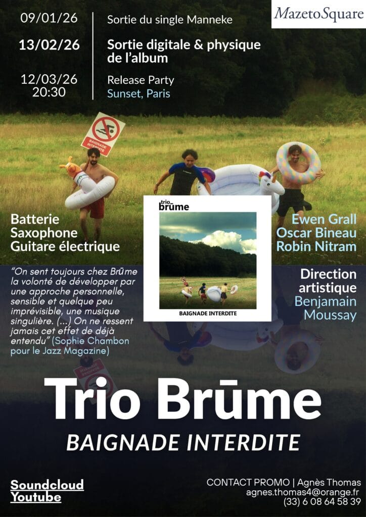 Communiqué de presse de sortie de l'album 'Baignade Interdite' (page n°1)