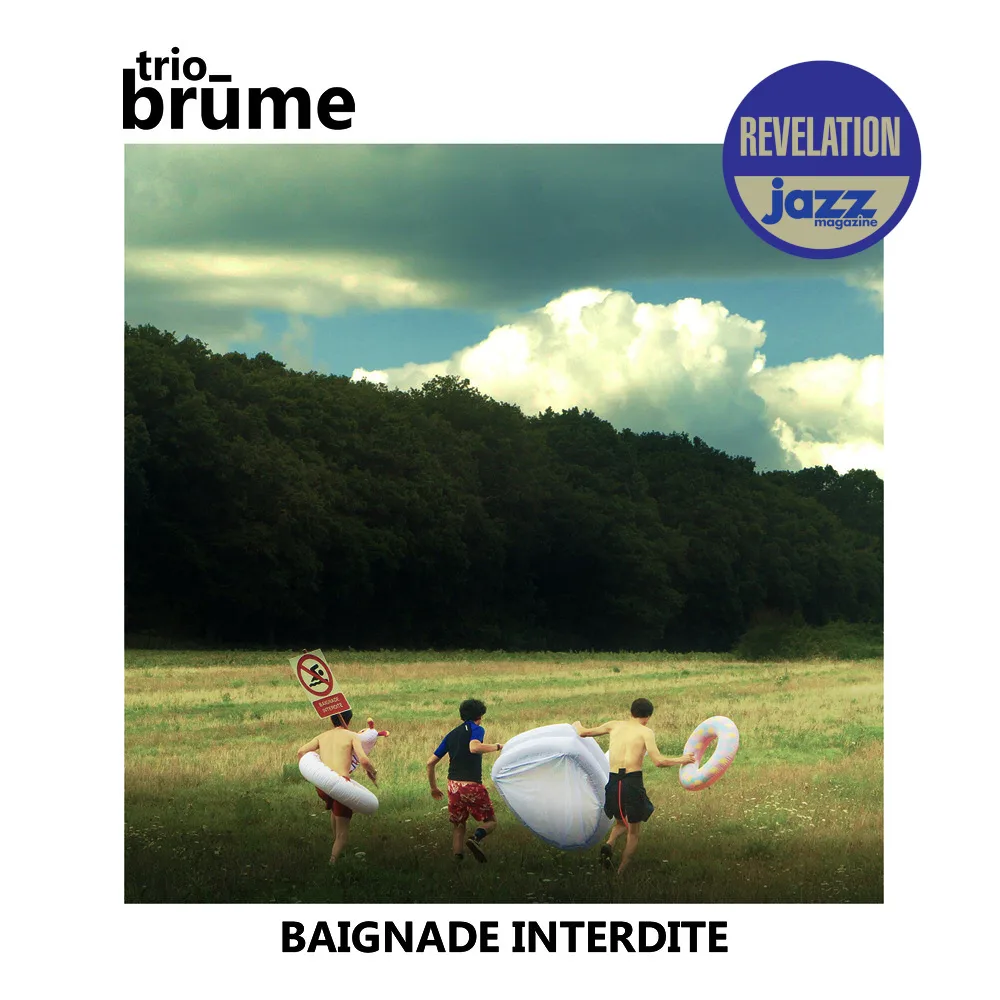 Album cover (front) - Baignade Interdite + sticker "révélation" jazz magazine