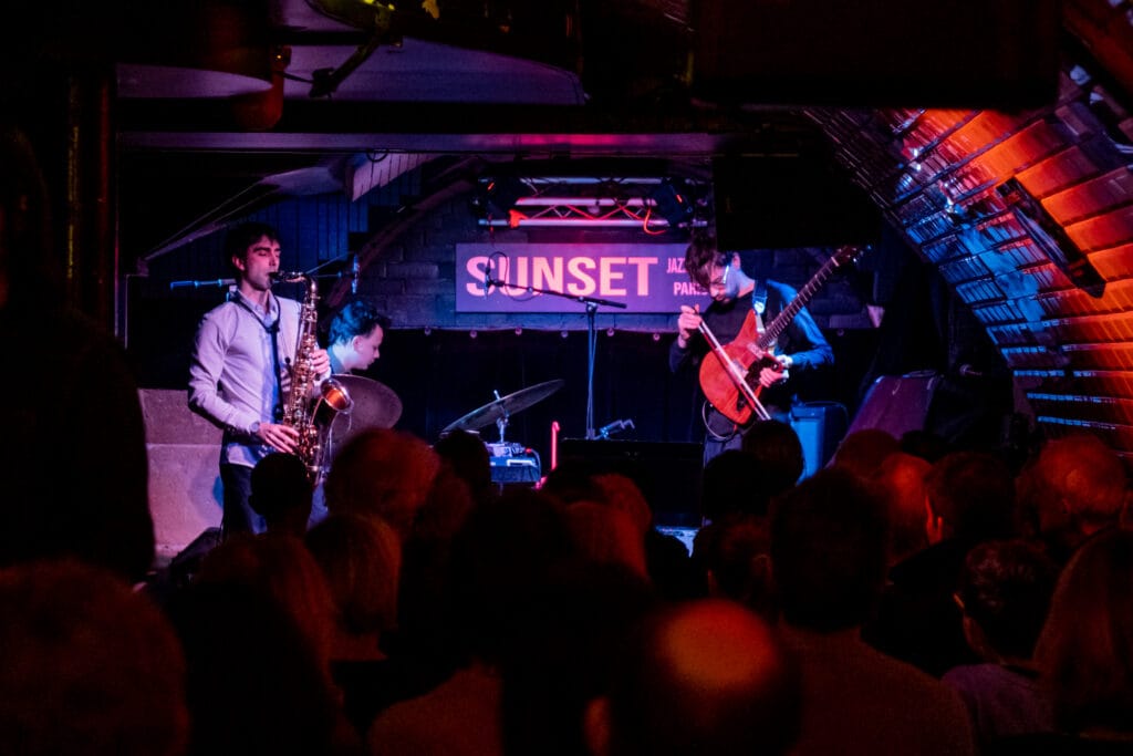 Trio Brume on stage - Sunset jazz club Paris - 12/03/2026