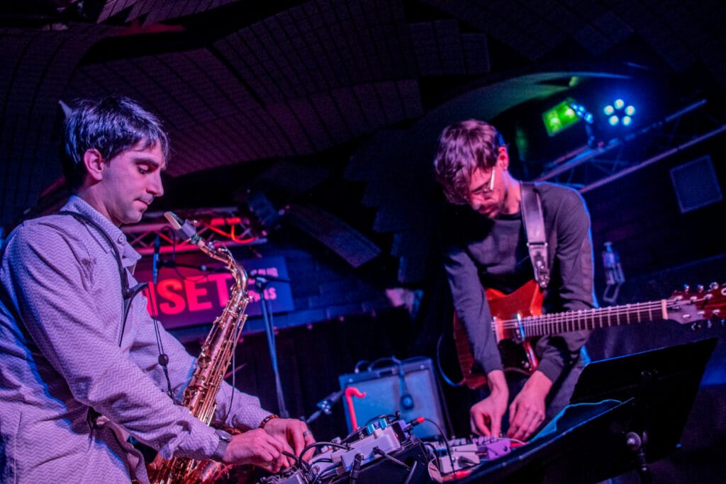 Oscar Bineau & Robin Nitram on stage - Sunset jazz club Paris - 12/03/2026