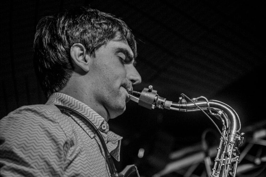 Oscar Bineau on stage - Sunset jazz club Paris - 12/03/2026