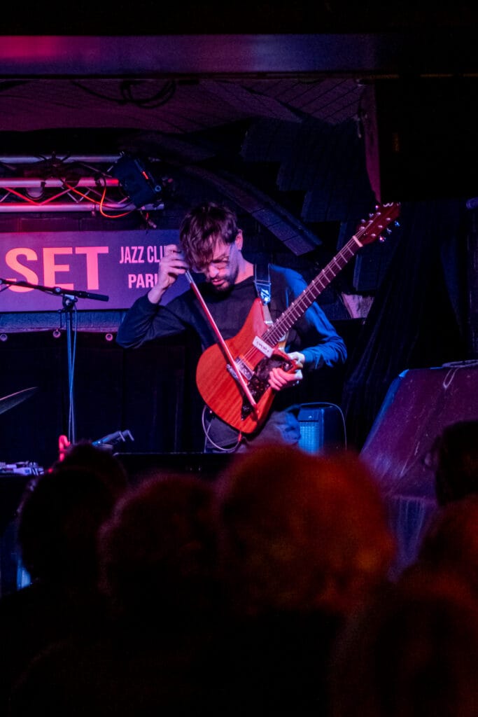 Robin Nitram on stage - Sunset jazz club Paris - 12/03/2026