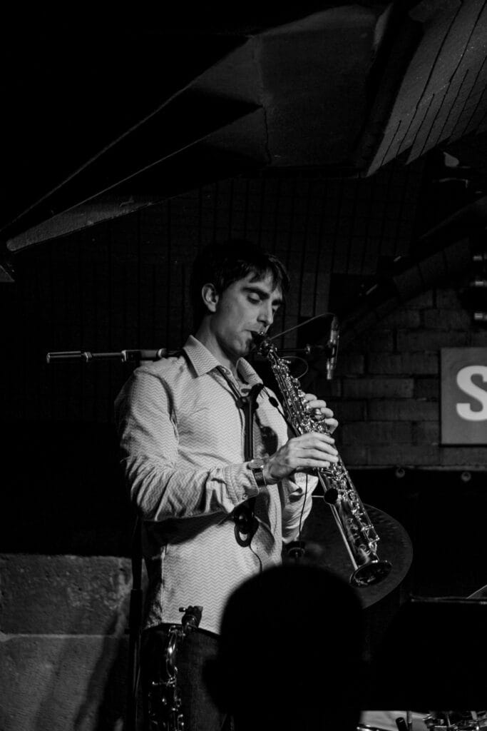 Oscar Bineau on stage - Sunset jazz club Paris - 12/03/2026